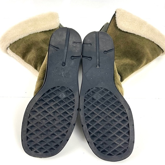 Aerosoles Squished Suede Leather Boots - Size 8 - Picture 13 of 14